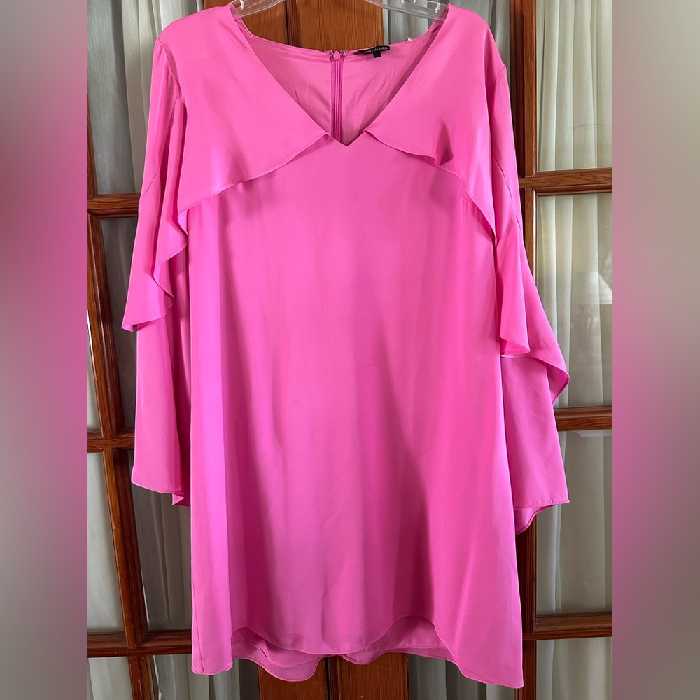 Pink cocktail dress by Kobi Halperin size large.